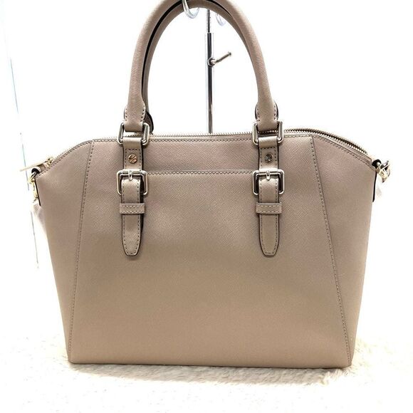 🍀🌷NWT! || Michael Kors CIARA Satchel Handbag Large Truffle Msrp:$428.00 - Picture 3 of 7